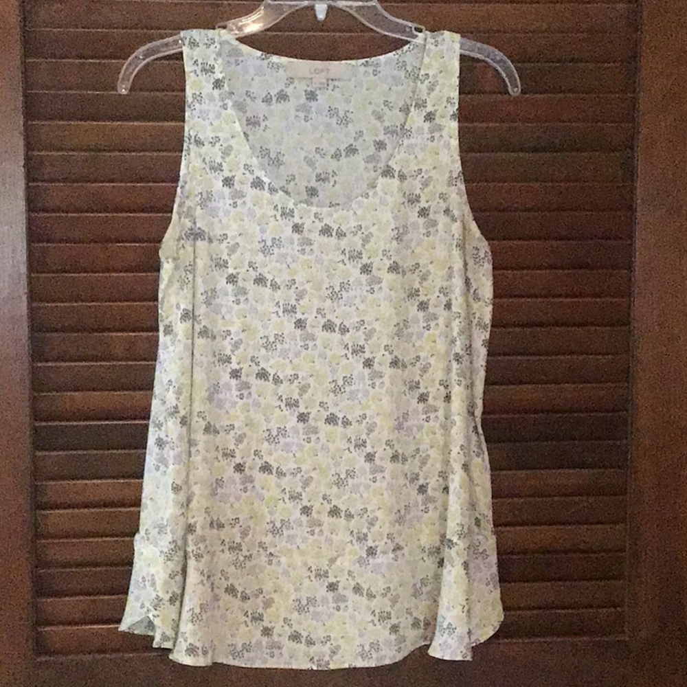 Loft Size Medium Light and Airy Sleeveless Blouse